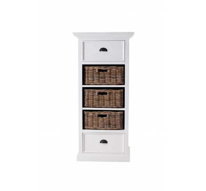 Nova Solo Halifax Grand Storage Unit With Basket Set - Front Angle
