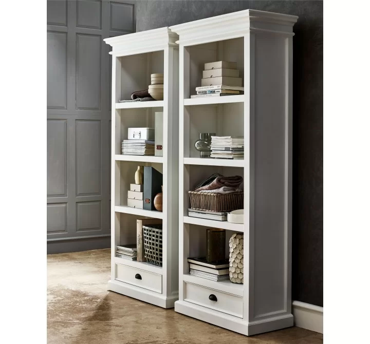 Nova Solo Halifax Bookcase with 1 Drawer - Lifestyle  Angle