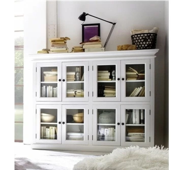 Nova Solo Halifax Pantry with Eight Doors - Lifestyle