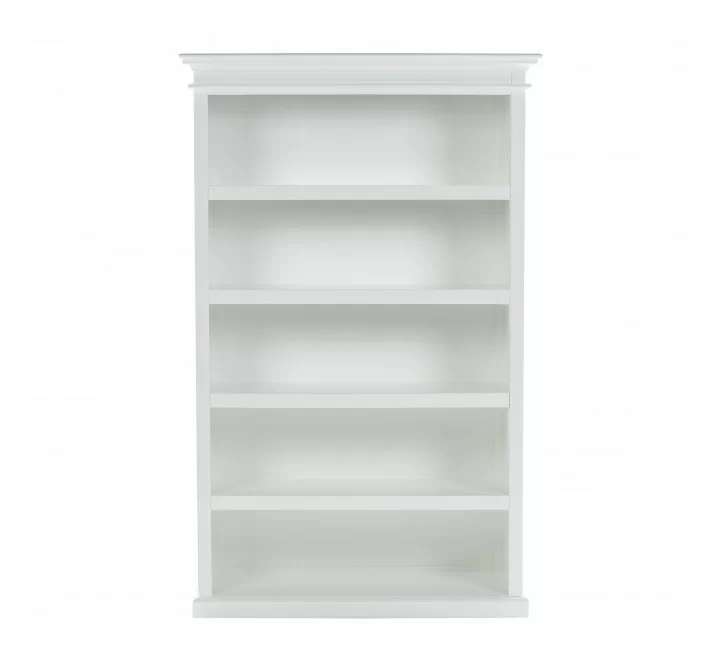 Nova Solo Halifax Bookcase, with 5 Small Shelves - Front Angle