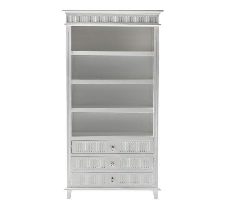 Nova Solo Skansen Bookcase, with 3 Drawers - Front Angle