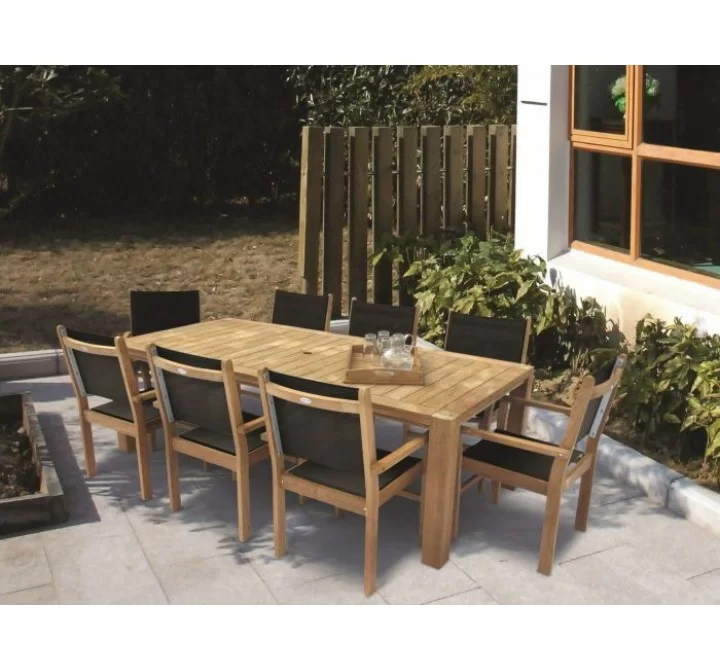 Royal Teak Captiva Sling Stacking Chair Outdoor 