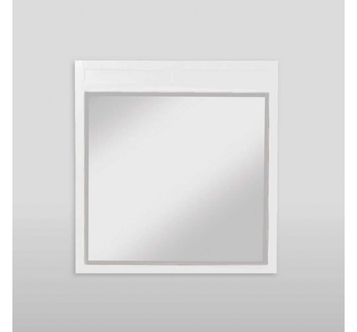 Alpine Furniture Carmel Mirror in White - Frame