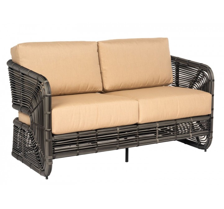 Woodard Carver Love Seat - Angled