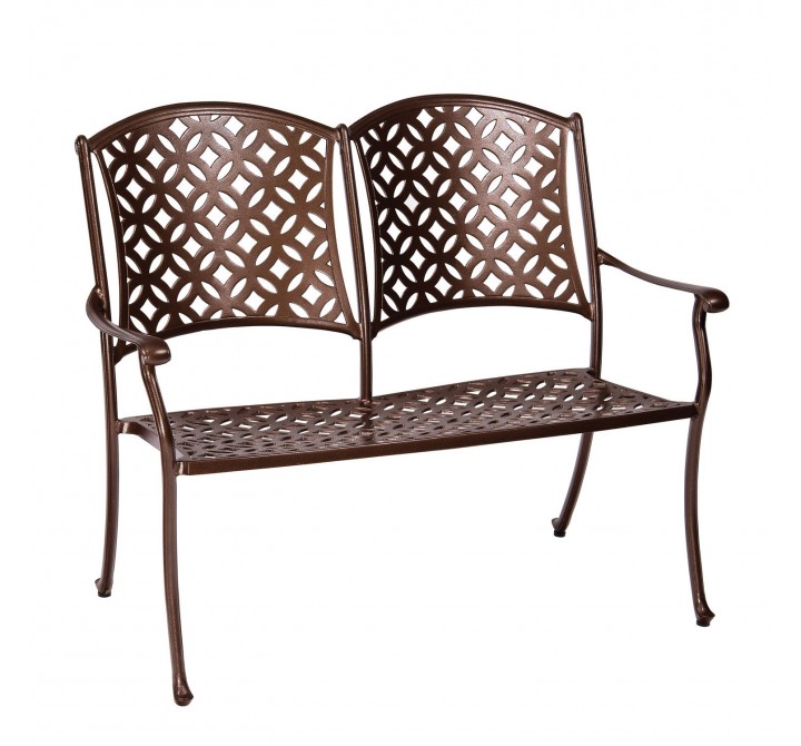 Woodard Casa Bench - Angled