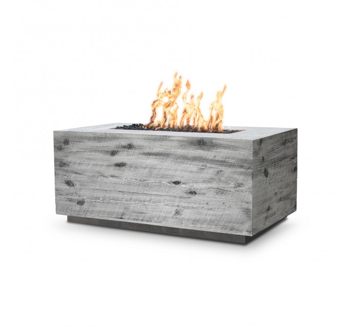 The Outdoor Plus Catalina Wood Grain Fire Pit 