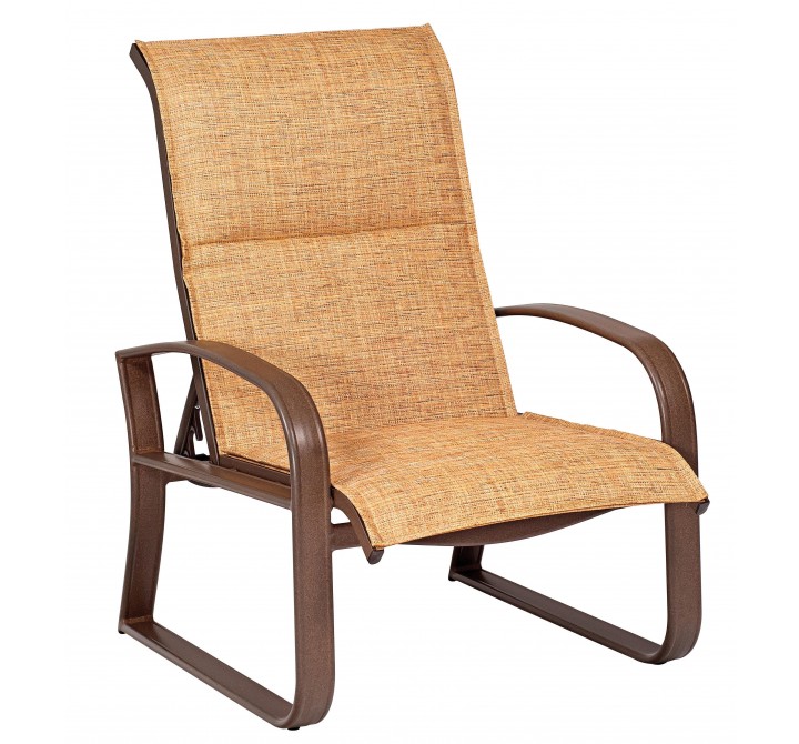 Woodard Cayman Isle Padded Sling Adjustable Lounge Chair