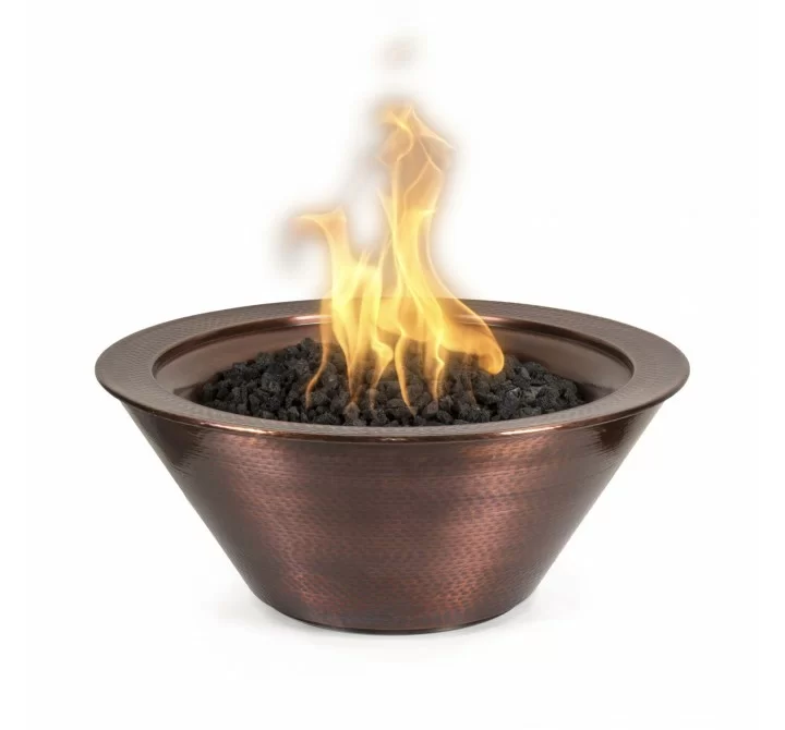 The Outdoor Plus Cazo Hammered Copper Fire Bowl