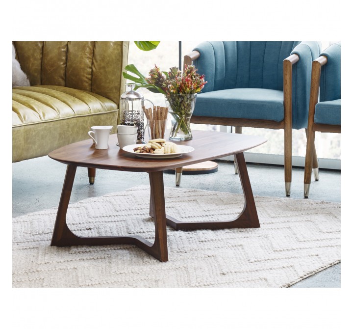 Moe's Home Collection Godenza Coffee Table Small Brown - Lifestyle