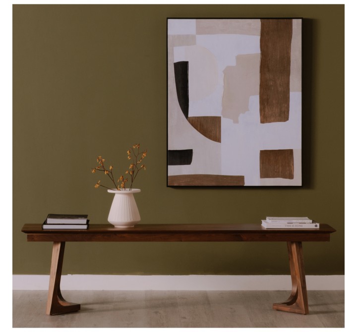 Moe's Home Collection Godenza Bench - Walnut - Lifestyle