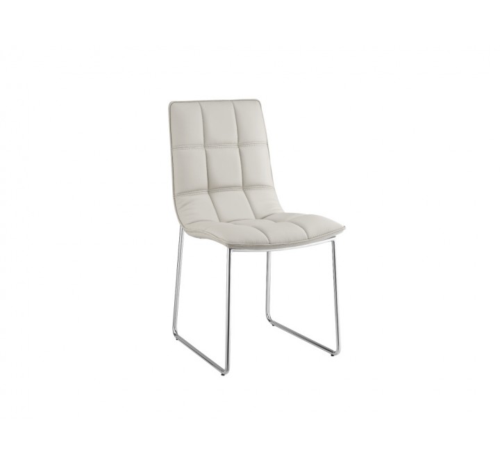 LEANDRO Light Gray Dining Chair
