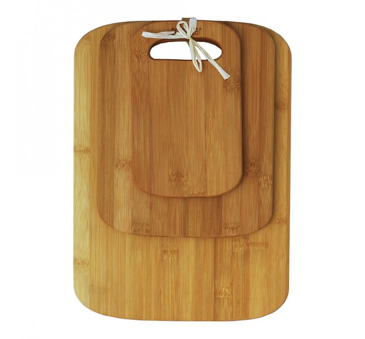 Oceanstar 3-Piece Bamboo Cutting Board Set - Set