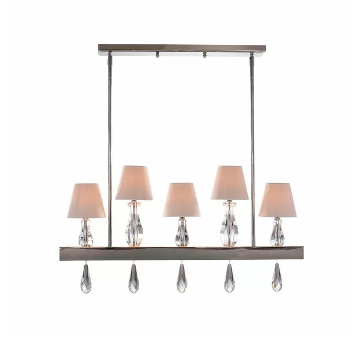 ZEEV Lighting Sophia 5LT Chandelier- Front Angle