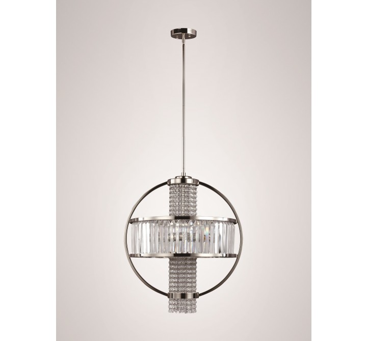 Zeev Lighting Metropolis Pendant Collection Chandelier- Front Angle