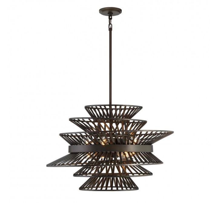 ZEEV Lighting Kai Collection Chandelier- Front Angle