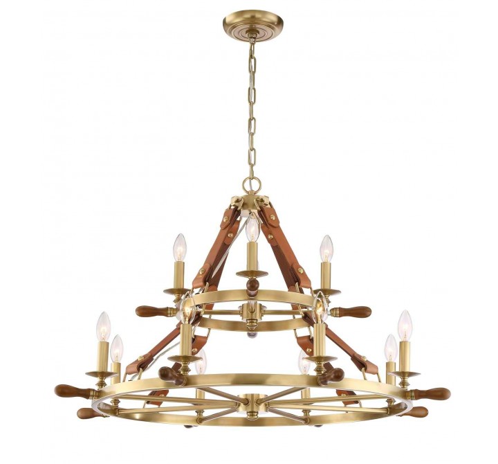 ZEEV Lighting Carlisle Collection Chandelier- Front Angle