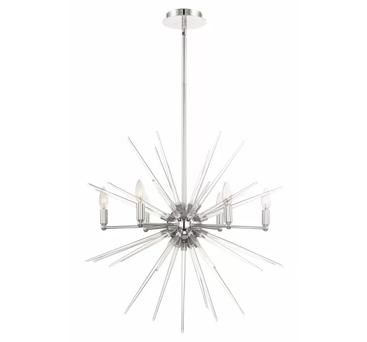 ZEEV Lighting Pulsar Collection Chandelier- Front Angle