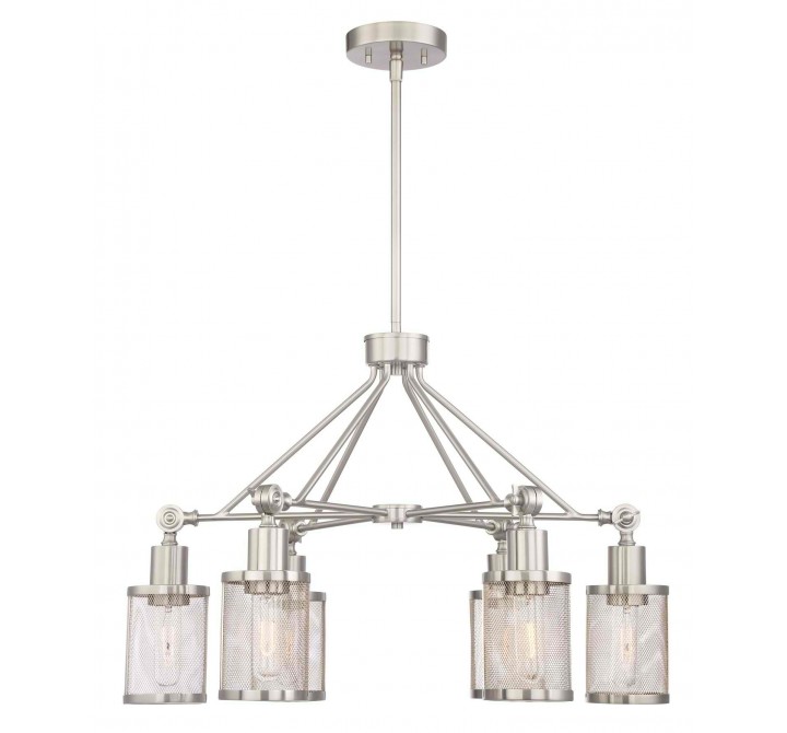 ZEEV Lighting Geminus Collection Chandelier- Front Angle