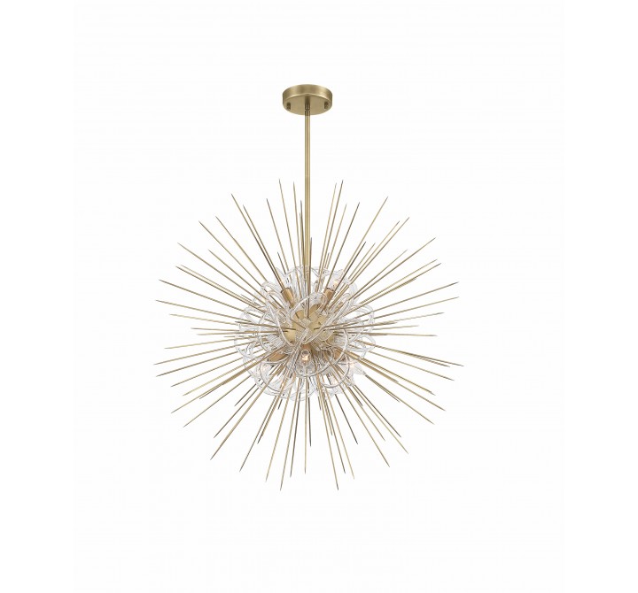 ZEEV Lighting Flare Collection Chandelier- Front Angle