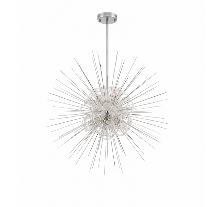 ZEEV Lighting Flare Collection Chandelier- Front Angle