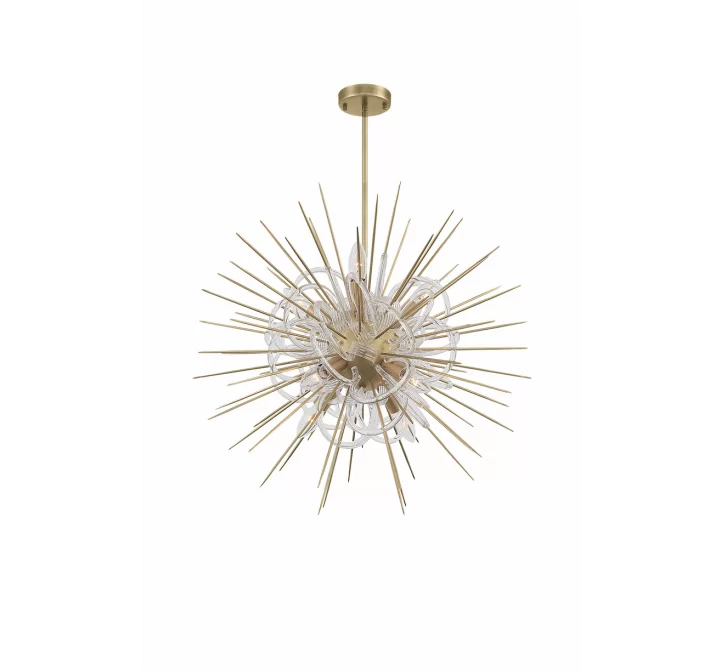 ZEEV Lighting Flare Collection Chandelier- Front Angle