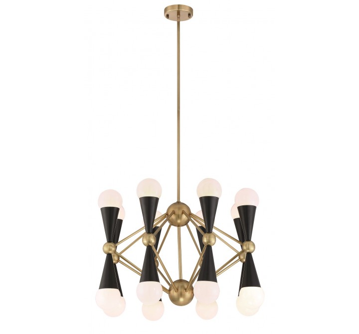 ZEEV Lighting Crosby Collection Chandelier- Front Angle