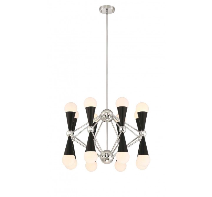 ZEEV Lighting Crosby Collection Chandelier- Front Angle
