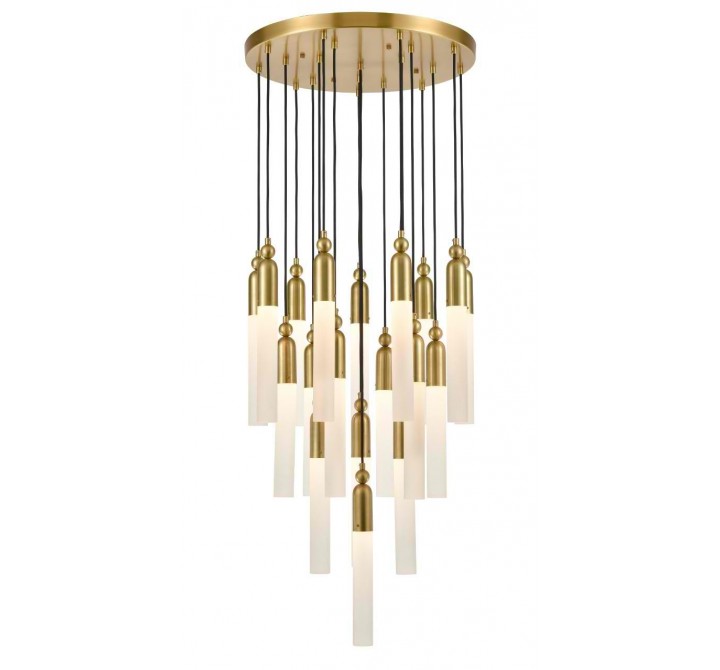 ZEEV Lighting Fusion Collection Chandelier- Front Angle