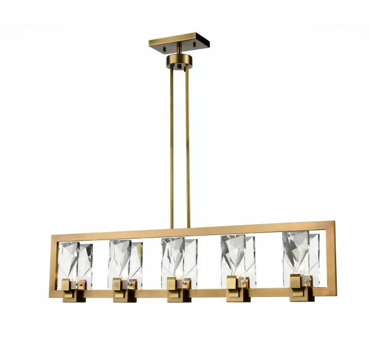 ZEEV Lighting Horizon Collection Chandelier- Front Angle