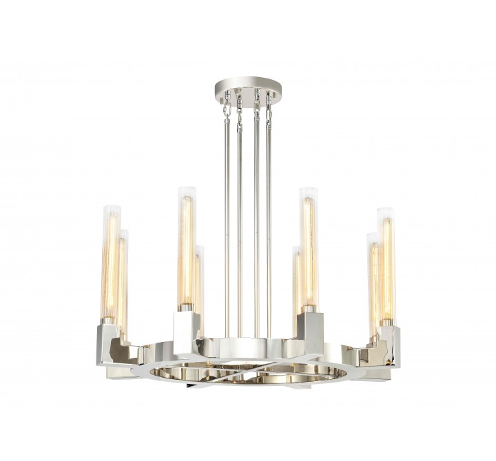 ZEEV Lighting Placid Collection Chandelier- Front Angle