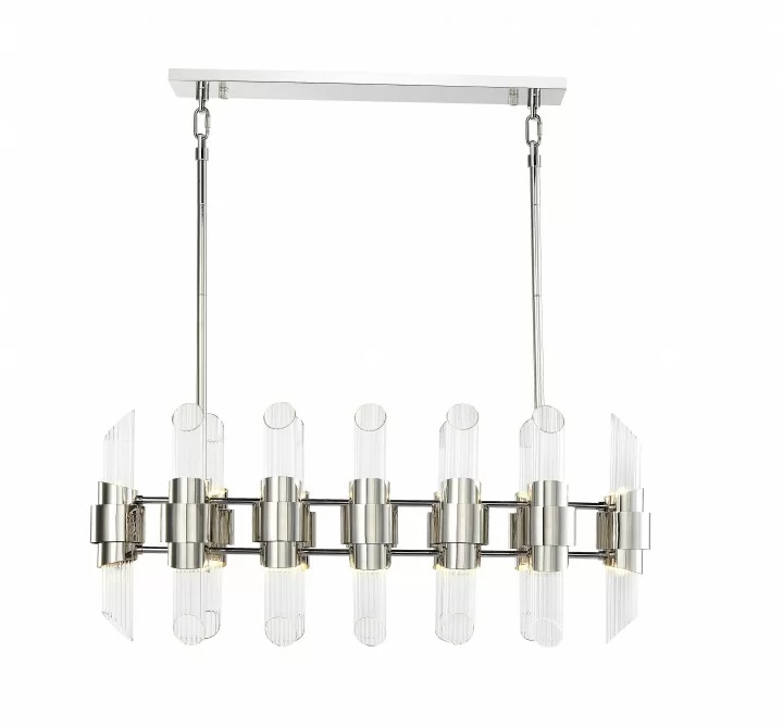 ZEEV Lighting Pillar Collection Chandelier- Front Angle