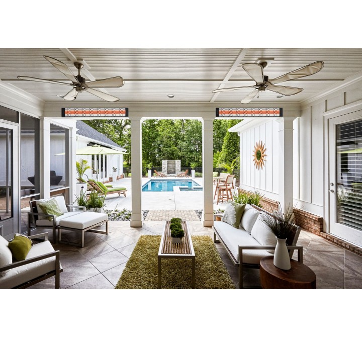 Infratech CD-Series Single / Dual Element 316 Marine Grade Patio Heater in 3000W / 4000W / 5000W / 6000W - Lifestyle