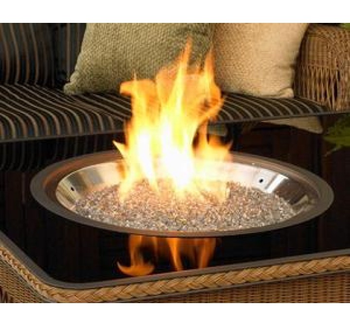 Outdoor Greatroom Company 20" Round Crystal Fire Burner