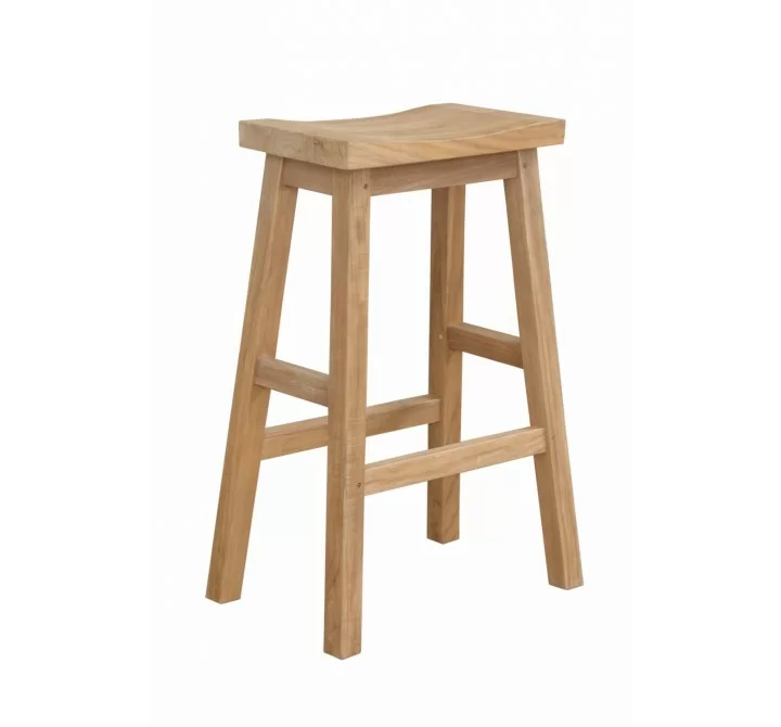 Anderson Teak Alpine Rectangular Counter Stool - Angled