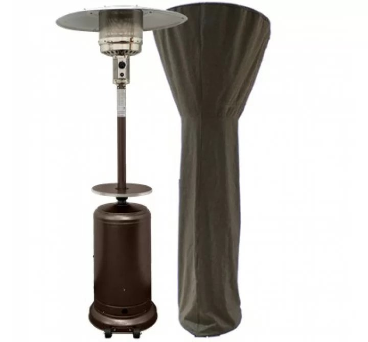 AZ Patio Heaters Tall Patio Heater Commercial Cover in Tan - Lifestyle