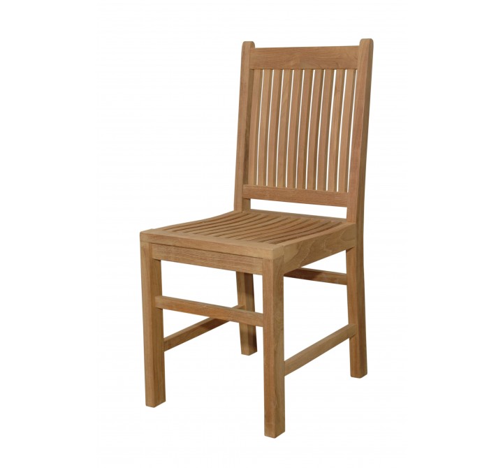 Anderson Teak Saratoga Dining Chair - Left Angle