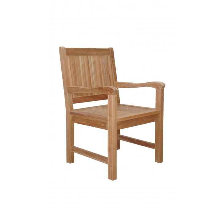 Anderson Teak Chester Dining Armchair - Angled