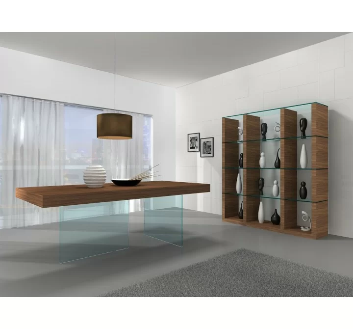 J&M Furniture Chestnut Modern Dining Table