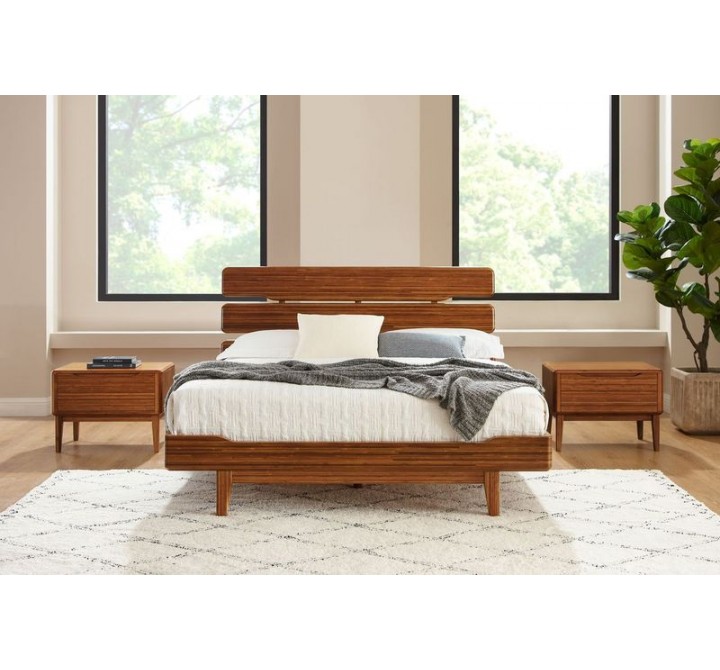 Greenington Currant Nightstand, Amber - Lifestyle