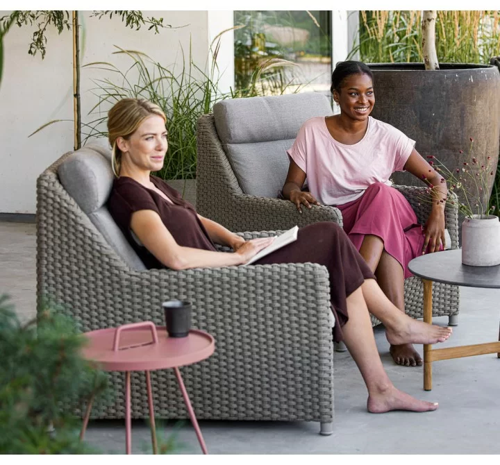 Cane-Line Diamond Highback Chair Lifestyle