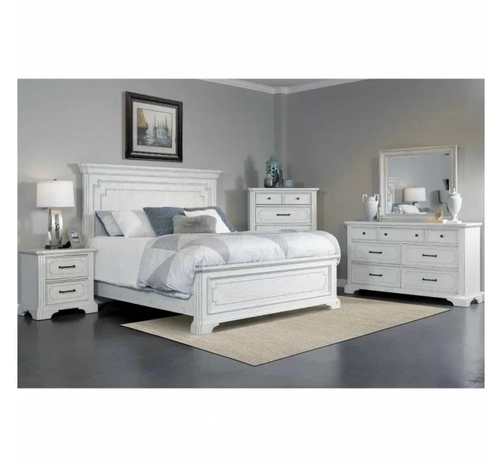 Clara California King Panel Bed - Lifestyle