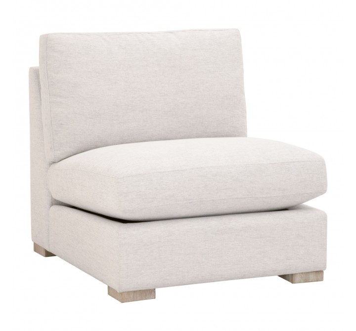 Essentials For Living Clara Modular 1-Seat Armless Chair - Front Side Angle