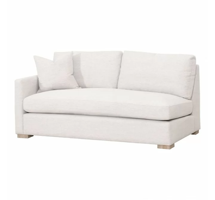 Essentials For Living Clara Modular 2-Seat Left/Right Slim Arm Sofa - Front Side Angle