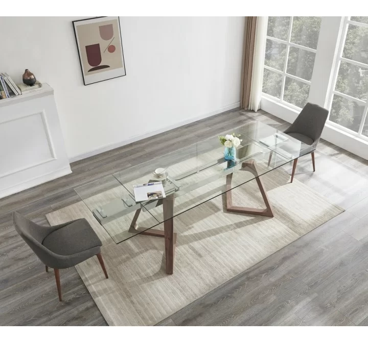 J&M Furniture Class Extension Dining Table 001