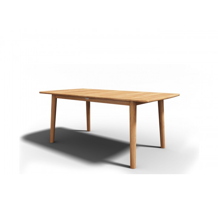 Hi Teak Furniture Riva Teak Rectangular Outdoor Dining Table - Angled