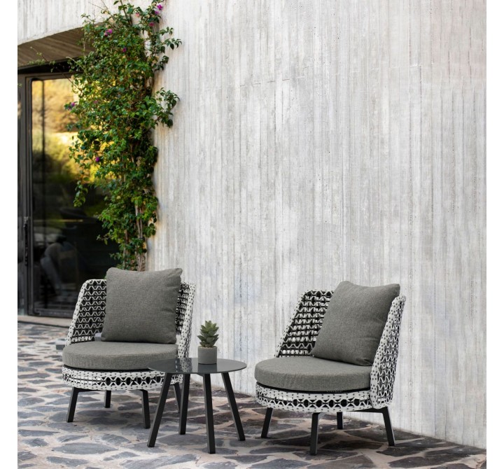 Whiteline Modern Living Koala 3-Piece Outdoor Collection - Lifestyle