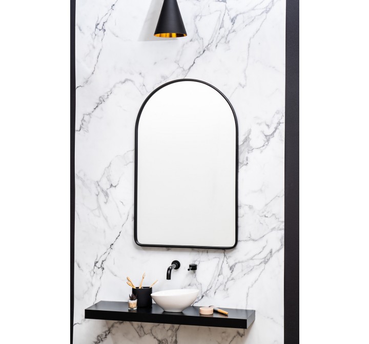 Colca Black Wall Mirror - Lifestyle