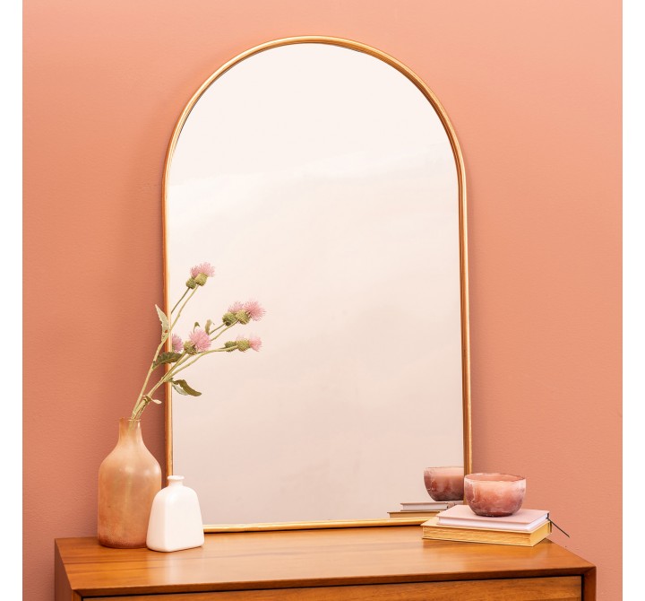 Colca Gold Wall Mirror - Lifestyle