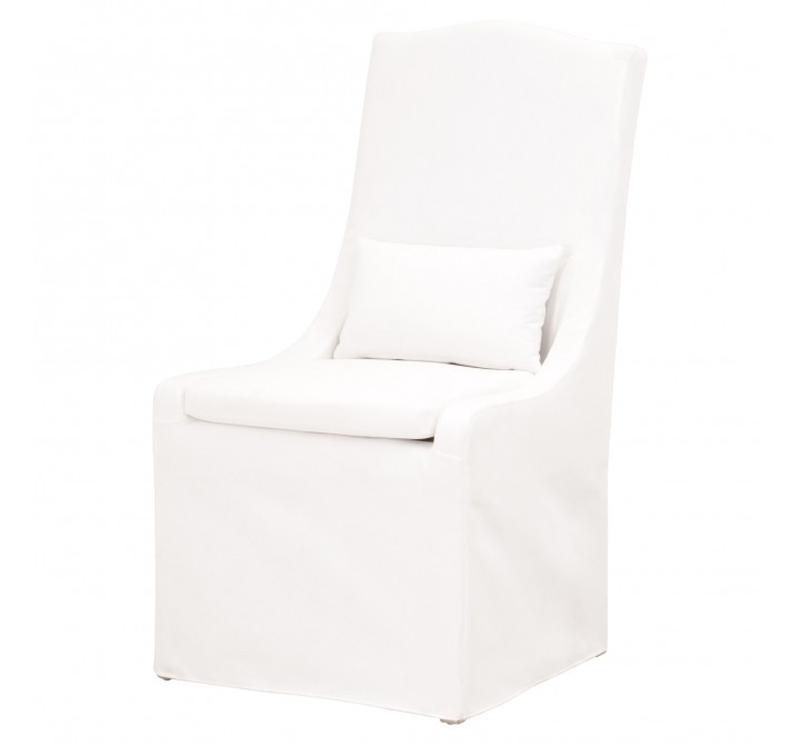 Colette Dining Chair - Livesmart Peyton Pearl - Angled View