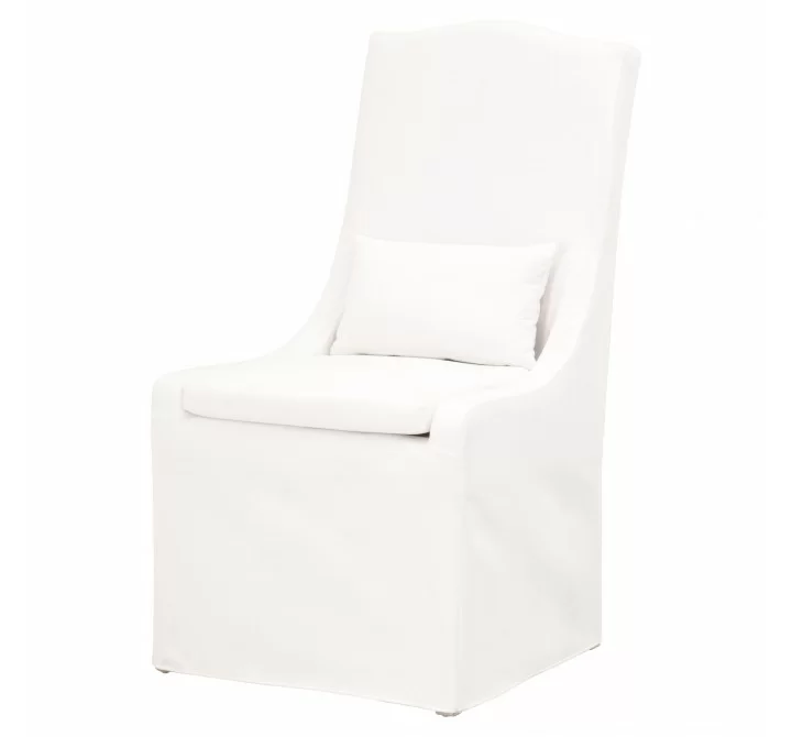 Colette Dining Chair - Livesmart Peyton Pearl - Angled View